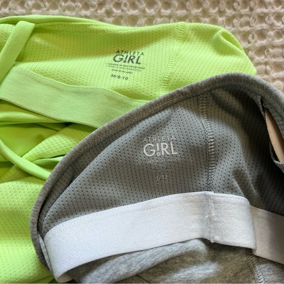 Athleta Girl Tank Top Bundle of 2 Size M / L - Picture 2 of 3